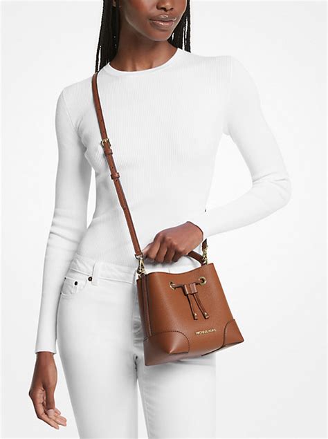 michael kors outlet mercer small pebbled leather bucket bag|authentic Michael Kors handbags clearance.